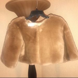 Faux Fur Mini Coat